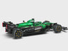 360-Grad-Rundumansicht des fertig gebauten LEGO Technic Aston Martin Aramco AMR25