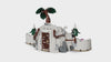 360-Grad-Ansicht des fertig gebauten Sets Doc Baders Versteck