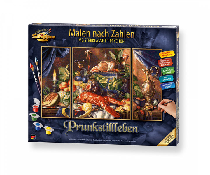 Schipper Prunkstillleben Triptychon 80x50cm