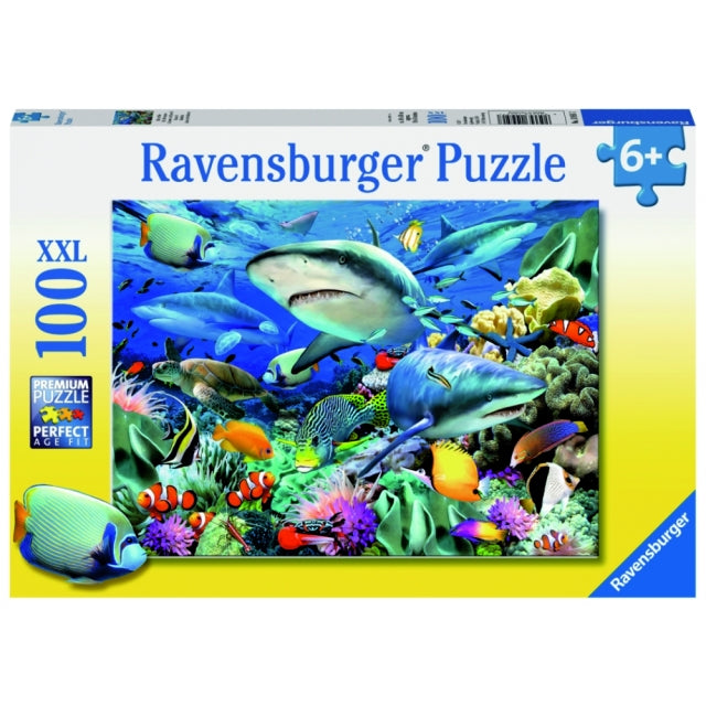 Puzzle 100 XXL Teile Riff der Haie 10.951 - Bild 1