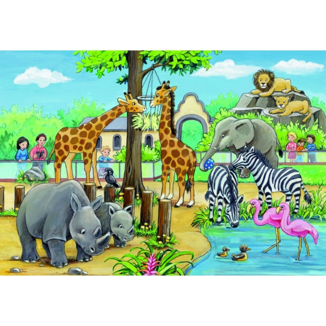 Puzzle Willkommen im Zoo 07.806 2x24 Teile - Bild 2