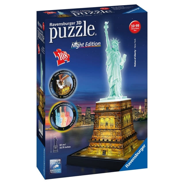 Puzzle 3D Freiheitsstatue mit Licht 12.596 - Bild 1