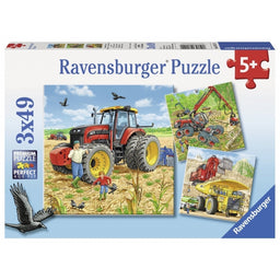 Puzzle 3x49 Grosse Maschinen 08.012
