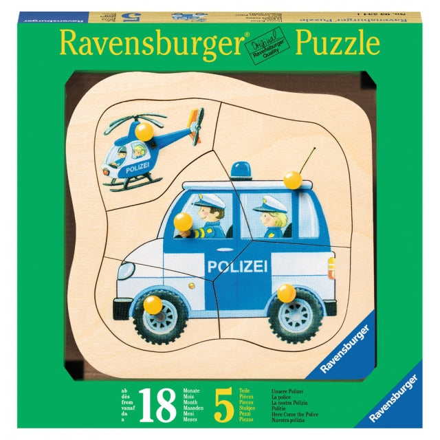 Puzzle Konturen Unsere Polizei 5 Teile 03.234 - Bild 1