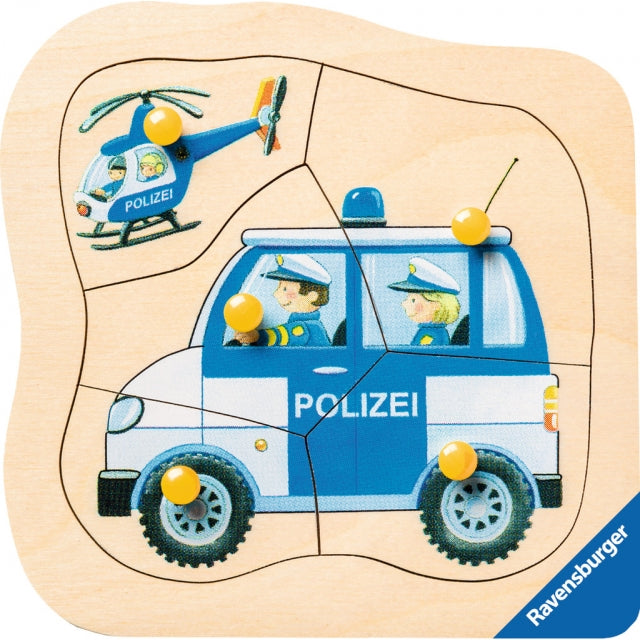 Puzzle Konturen Unsere Polizei 5 Teile 03.234 - Bild 2