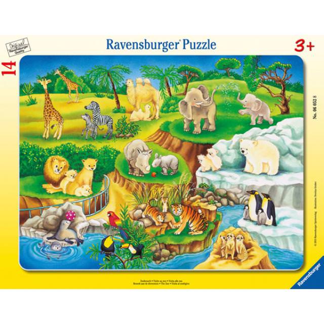 Rahmenpuzzle Zoobesuch - Bild 1