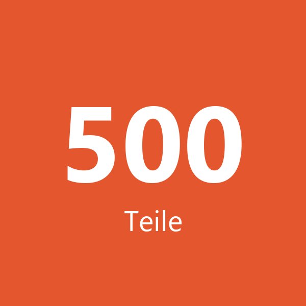 Ravensburger Puzzle mit 500 Teilen