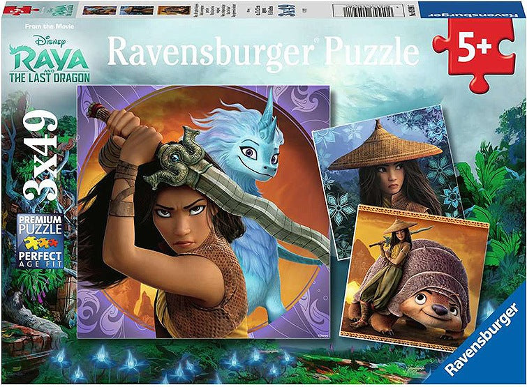Puzzle Raya, die tapfere Kriegerin 05.098 Teile 3x49 - Bild 1