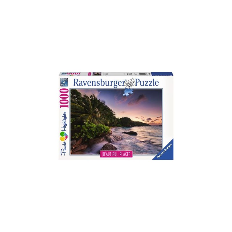 Puzzle 1000 Teile Insel Praslin Seychellen 15.156 - Bild 1
