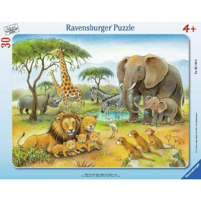 Ravensburger Rahmenpuzzle Afrikas Tierwelt 30 Teile, 06.146 - Bild 1