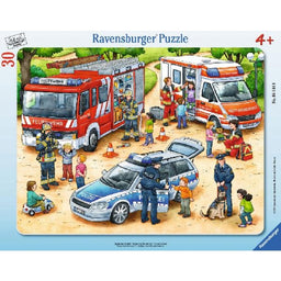 Ravensburger Rahmenpuzzle Spannende Berufe 30 Teile, 06.144