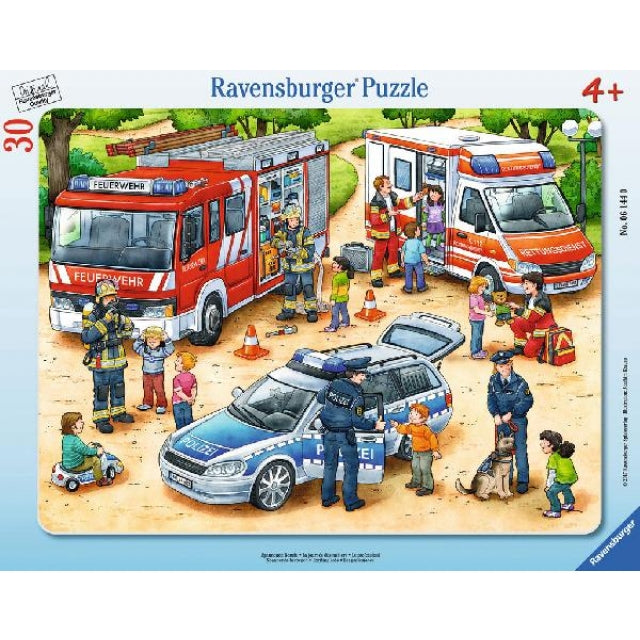 Ravensburger Rahmenpuzzle Spannende Berufe 30 Teile, 06.144 - Bild 1