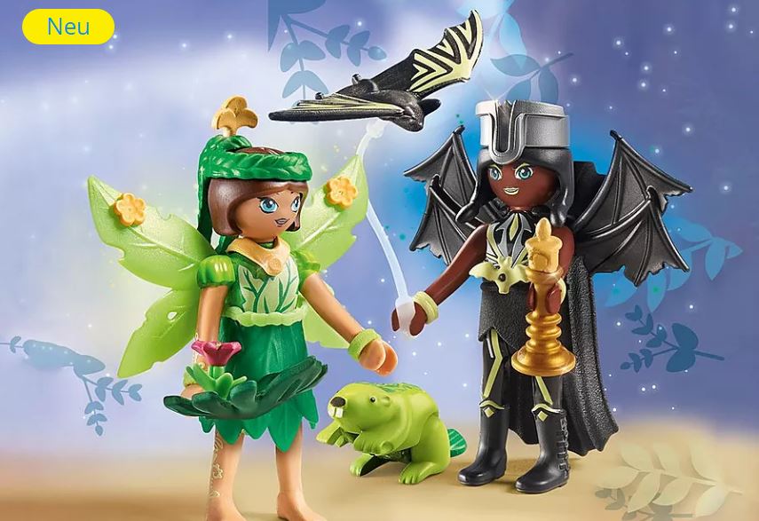 PLAYMOBIL Ayuma Forest Fairy & Bat Fairy mit Seelentieren - Bild 2