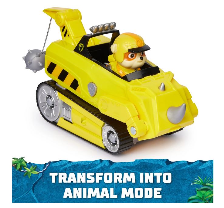 Paw Patrol Jungle Pups Rubble's Rhino Vehicle - Bild 4