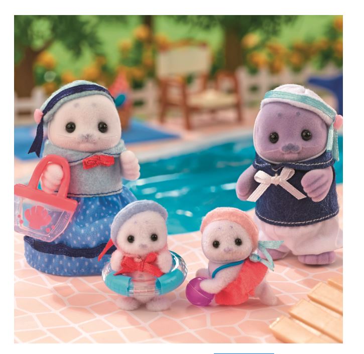 Sylvanian Robben Familie - Bild 3