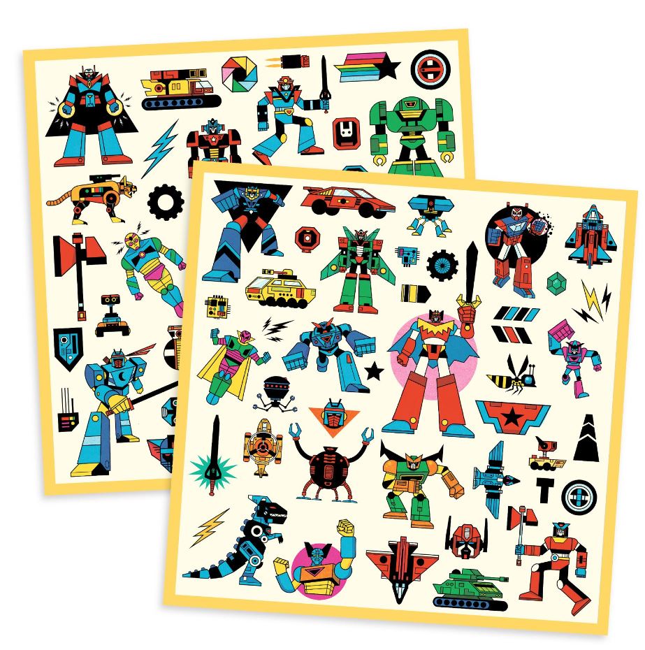 Sticker metallic Roboter - Bild 2