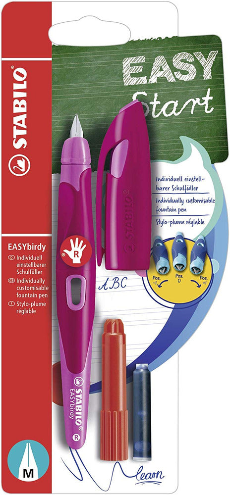 Stabilo EASYbirdy START R rosa/pink Blister inkl. Werkzeug - Bild 1