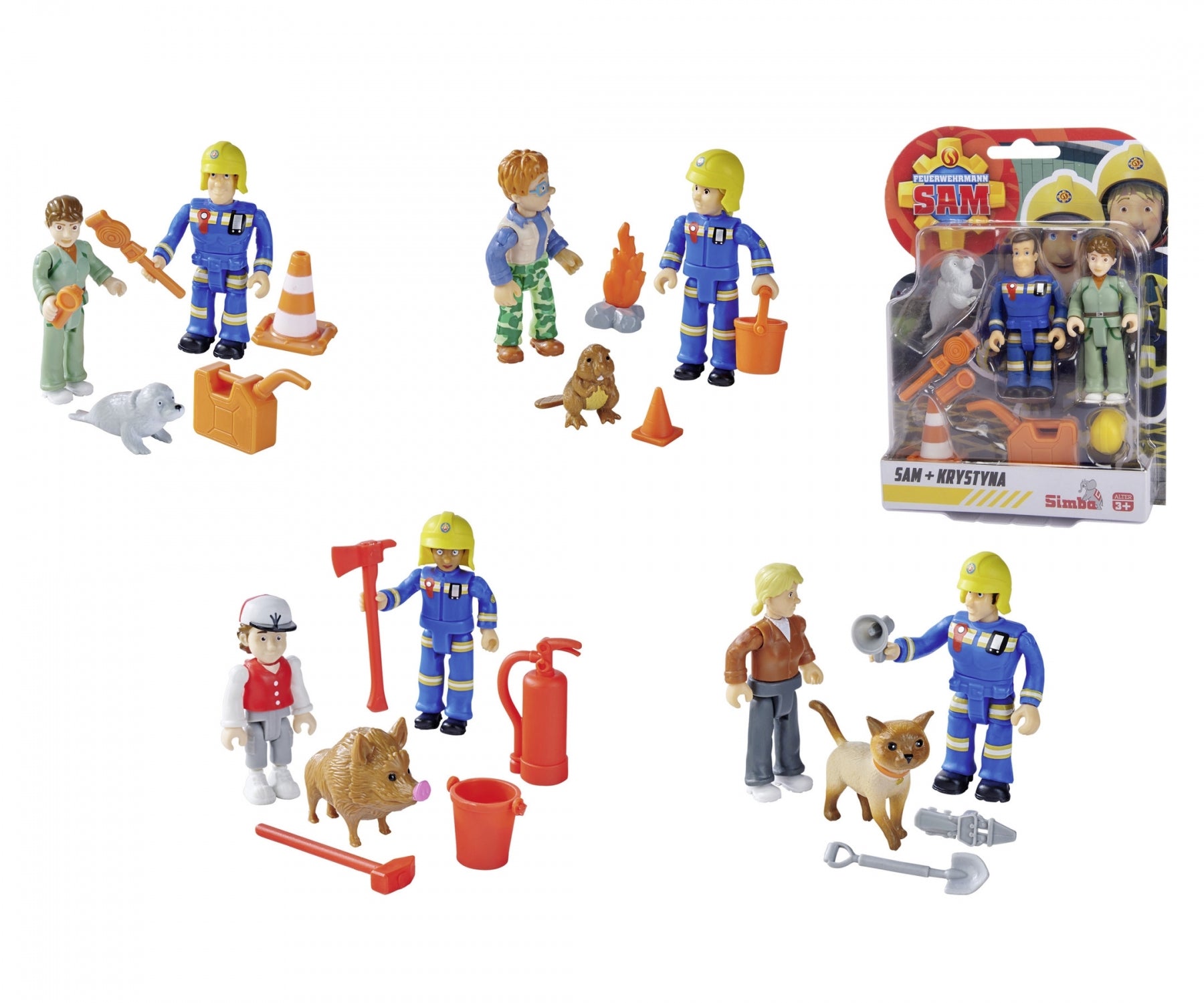 Feuerwehrmann Sam Figuren Doppelpack - Bild 1