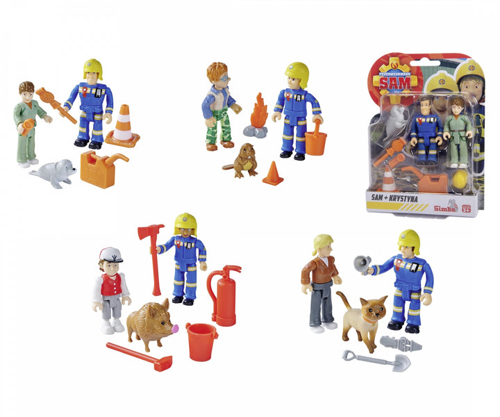 Feuerwehrmann Sam Figuren Doppelpack