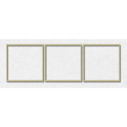 Schipper Alurahmen Triptychon, goldfarbig 120x40cm