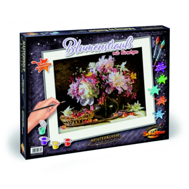 Schipper Blumenstrauss mit Kirschen 40x50cm - Bild 1
