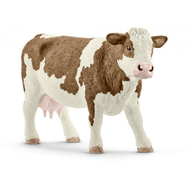 Schleich Fleckvieh-Kuh 13801 - Bild 1