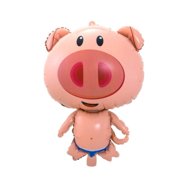 Folienballon Schwein rosa - Bild 1