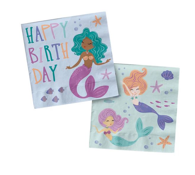 Mermaid Magic Servietten 20 Stück - Bild 1