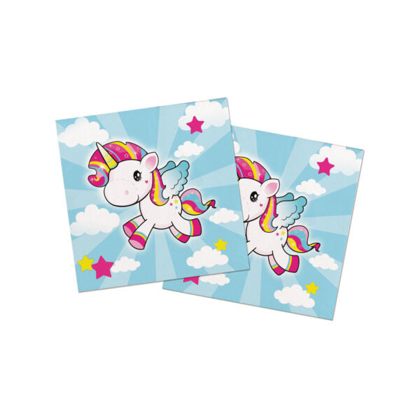Servietten Einhorn 20 Stück - Bild 1