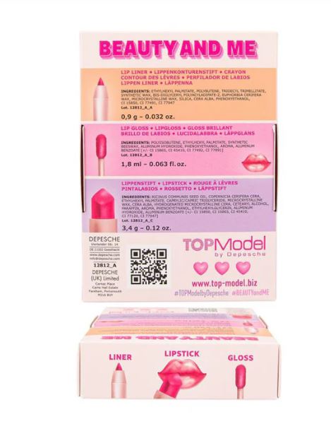 Top Model Lippen Make-Up Trio Beauty and Me 3 - Bild 3