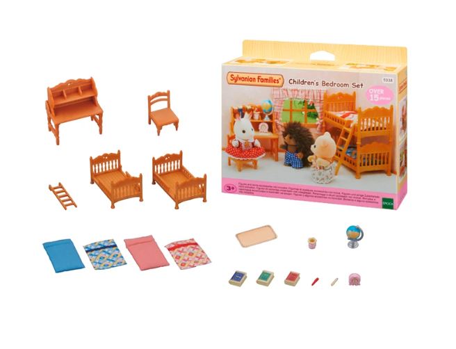 Sylvanian Landhaus Kinderzimmer mit Bett - Bild 2