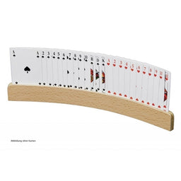 Spielkartenhalter aus Holz