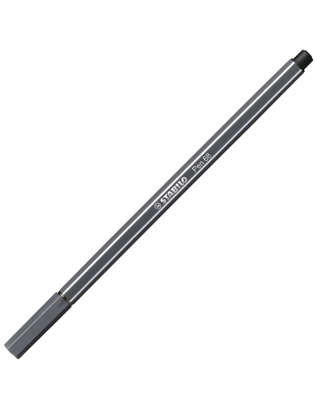 Stabilo Pen 68 Fasermaler schwarzgrau - Bild 1