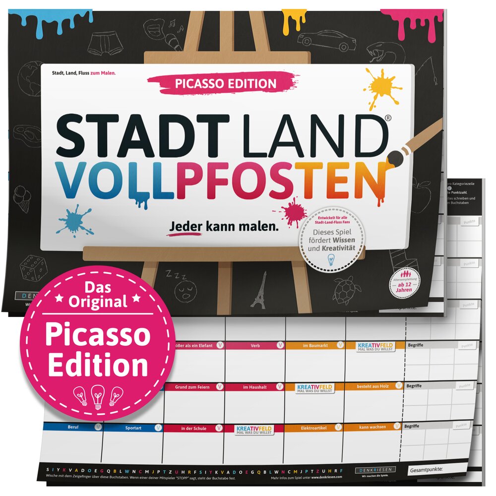 Denkriesen - Stadt, Land, Vollpfosten - Picasso Edition - Bild 1