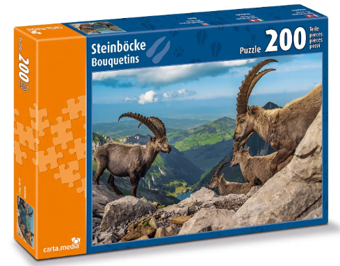 Puzzle Steinböcke 200 Teile - Bild 1
