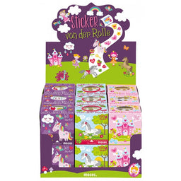 Sticker von der Rolle für Mädchen
