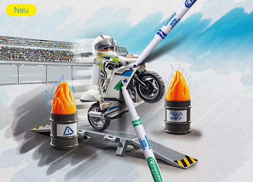PLAYMOBIL Color Motorrad 71377 - Bild 2
