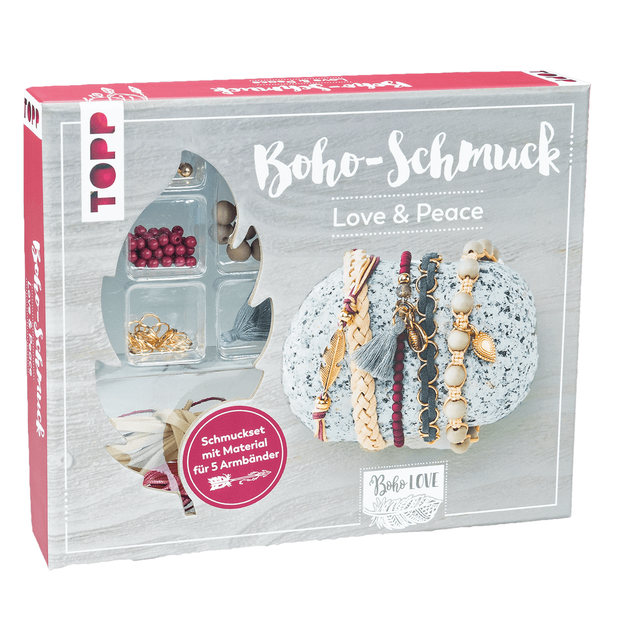 Boho-Schmuckset Love & Peace - Bild 1