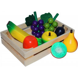 Tanner Obst in Holzkiste 9teilig