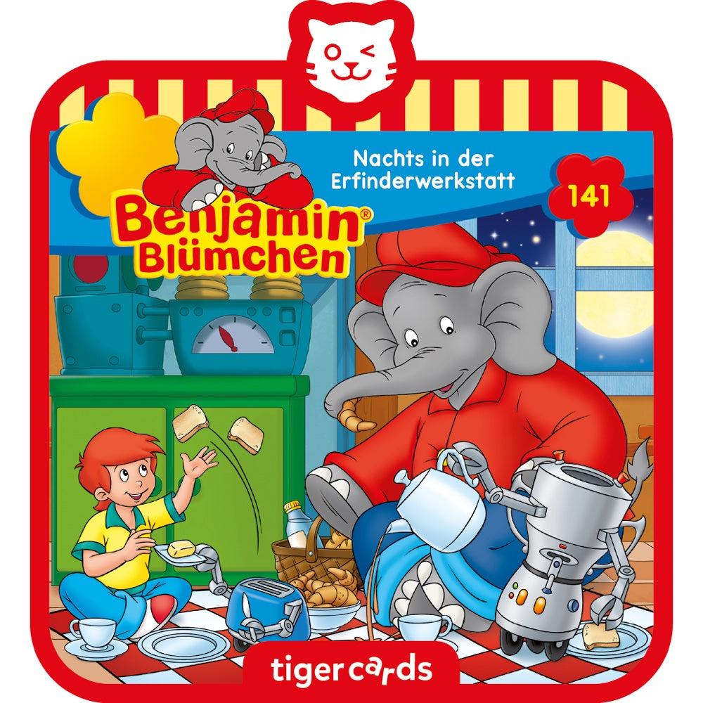 Tigercard : Benjamin Blümchen - Nachts in der Erfinderwerkstatt - Bild 1