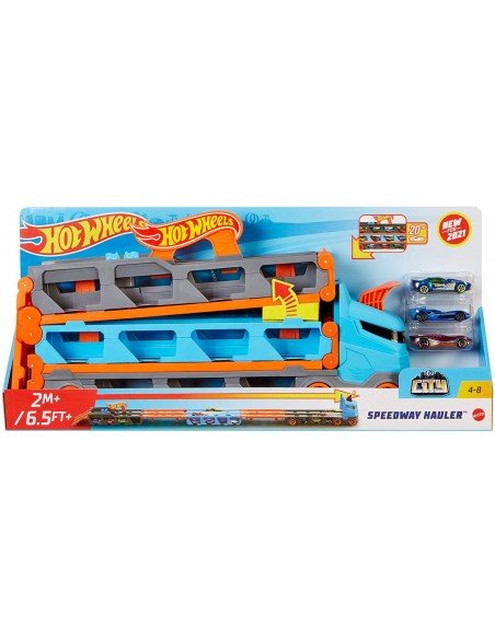 Hot Wheels  2-in-1 Rennbahn Transporter - Bild 1