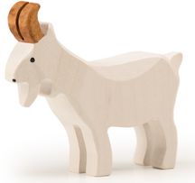 Trauffer 1269  Ziegenbock stehend weiss