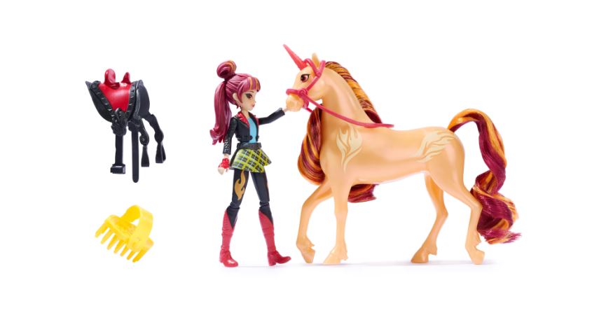 Unicorn Acaddemy Valentina & Cinder Small Doll & Unicorn - Bild 5