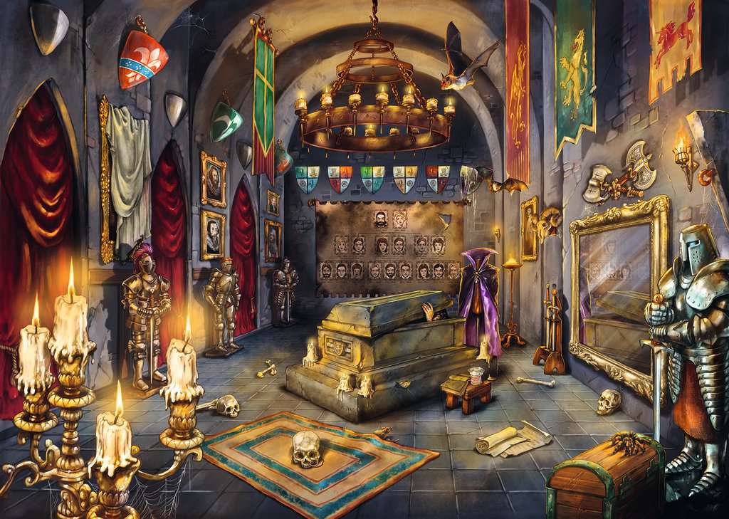 Puzzle 1000 Teile Schloss des Vampirs 00.787 - Bild 2