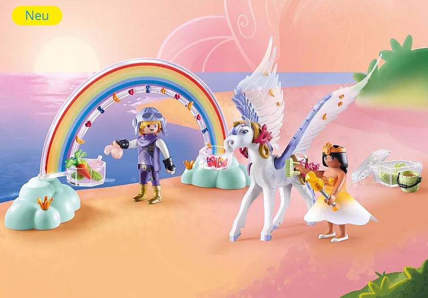PLAYMOBIL Himmlischer Pegasus mit Regenbogen 71361 - Bild 2