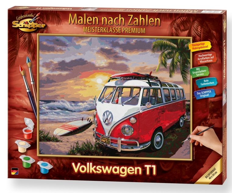 Schipper Volkswagen T1 40x50cm - Bild 1
