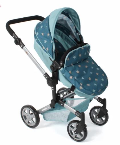 Chic Kombi-Puppenwagen LINUS türkis - Bild 3