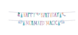 Mermaid Magic Buchstabengirlande 1,5 Meter