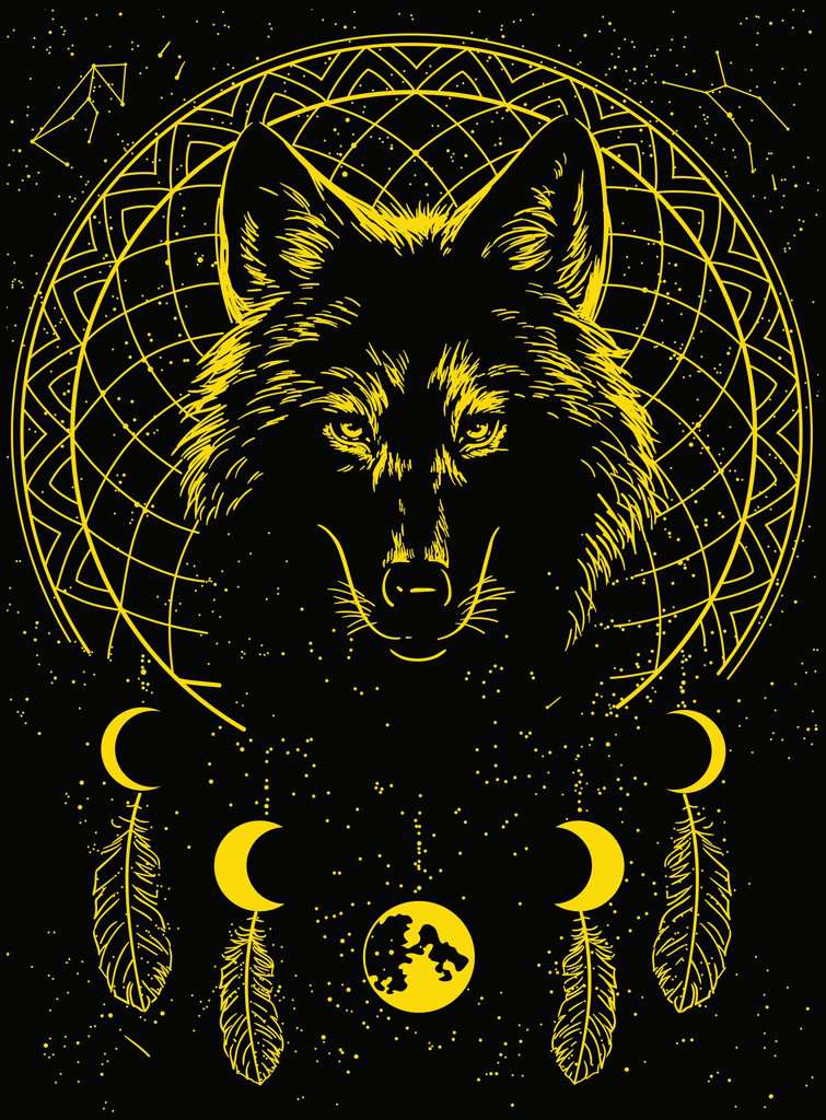 Puzzle 500 Teile Leuchtender Wolf 13.970 - Bild 3