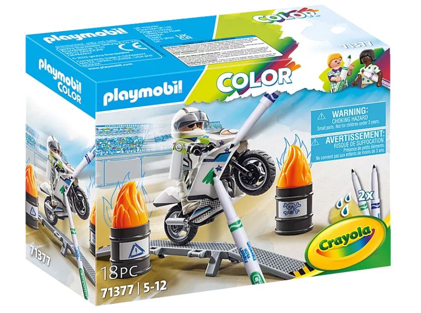 PLAYMOBIL Color Motorrad 71377 - Bild 1
